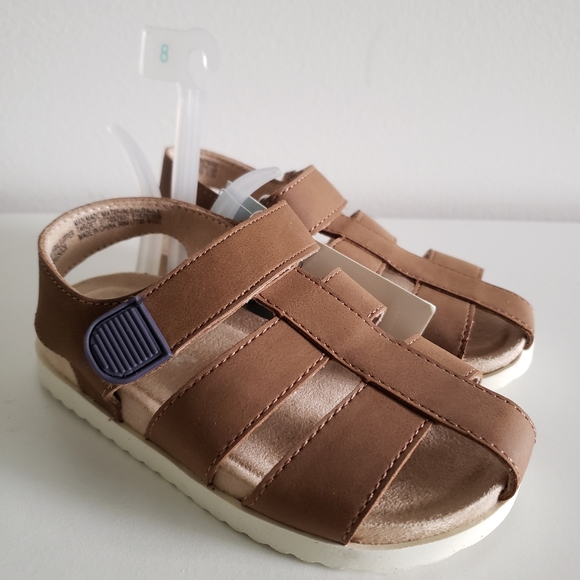 Cat & Jack Shoes Toddler Boys Cognac Cohen Sandals Size 8 Poshmark